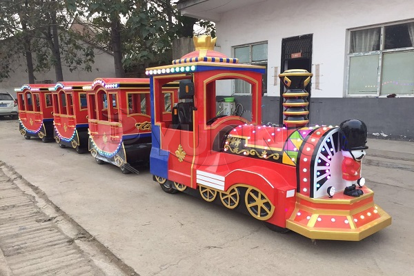 antique electric amusement mall train ride